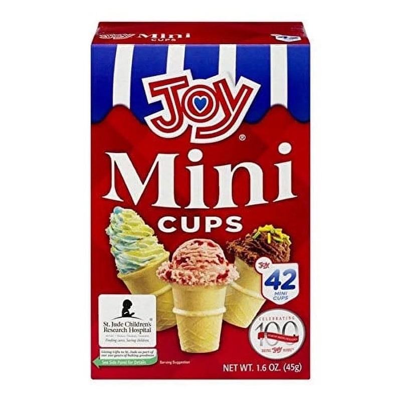 JOY Mini Cups - Mini Cones for Ice Cream & Desserts - 42 ct (Pack of 8) - Image 2